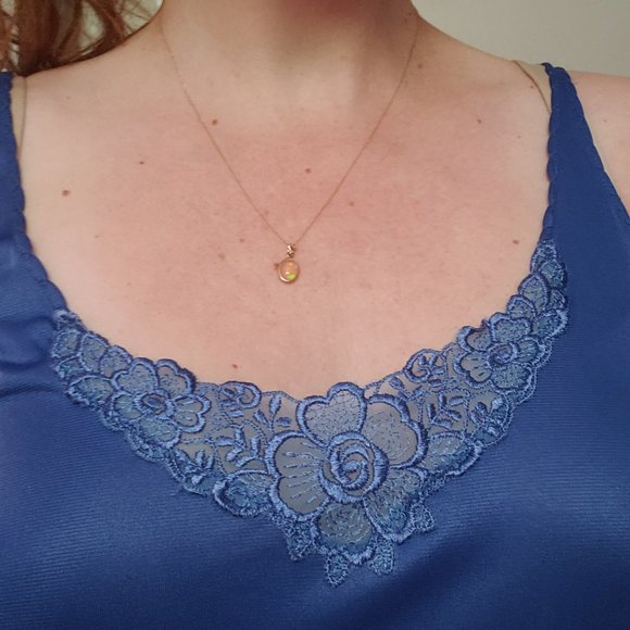 cobalt blue slip dress - Picture 2 of 3